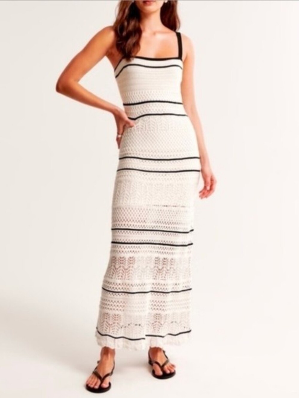 Abercrombie Crochet Maxi Dress, XS
